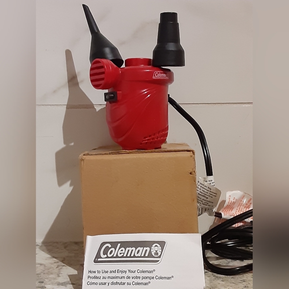 Coleman air mattress pump electric